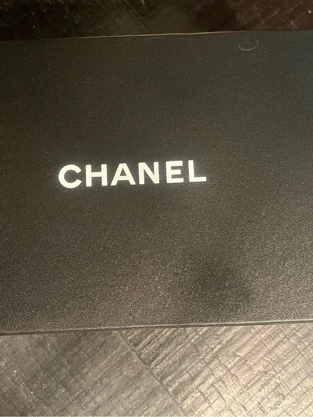 CHANEL Black and White Branded Dust Bag and Packaging